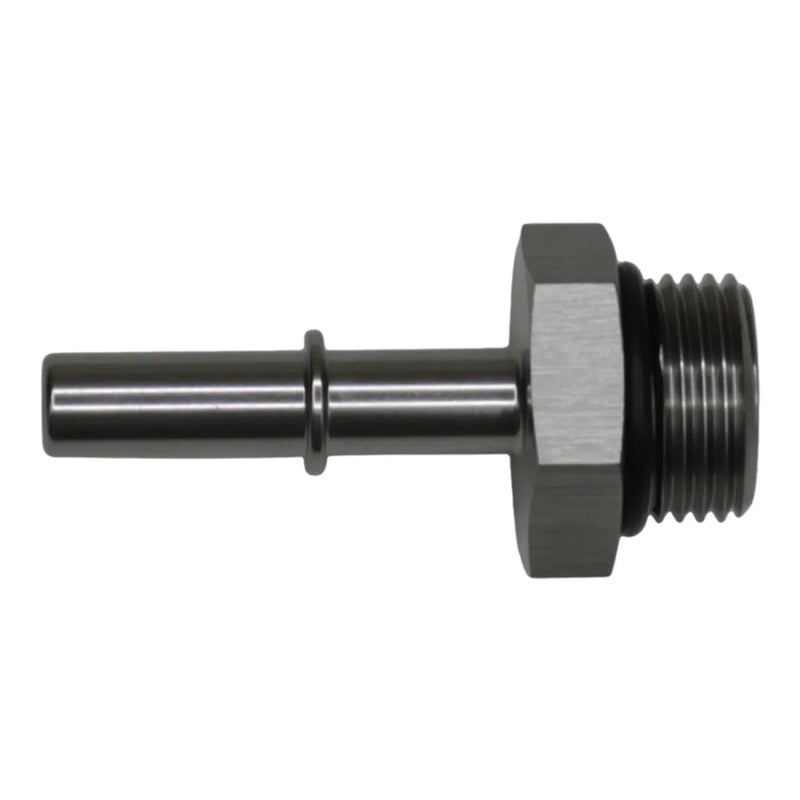 Deatschwerks 8AN to 5/16 EFI Quick Connect Adapter Anodized DW Titanium