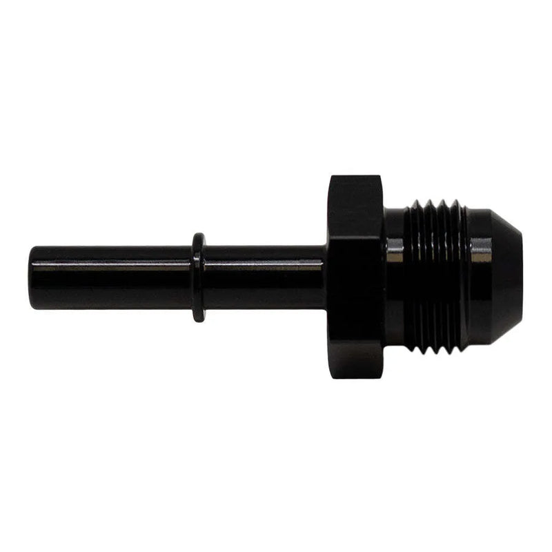 Deatschwerks 8AN to 5/16 EFI Quick Connect Adapter Anodized Matte Black