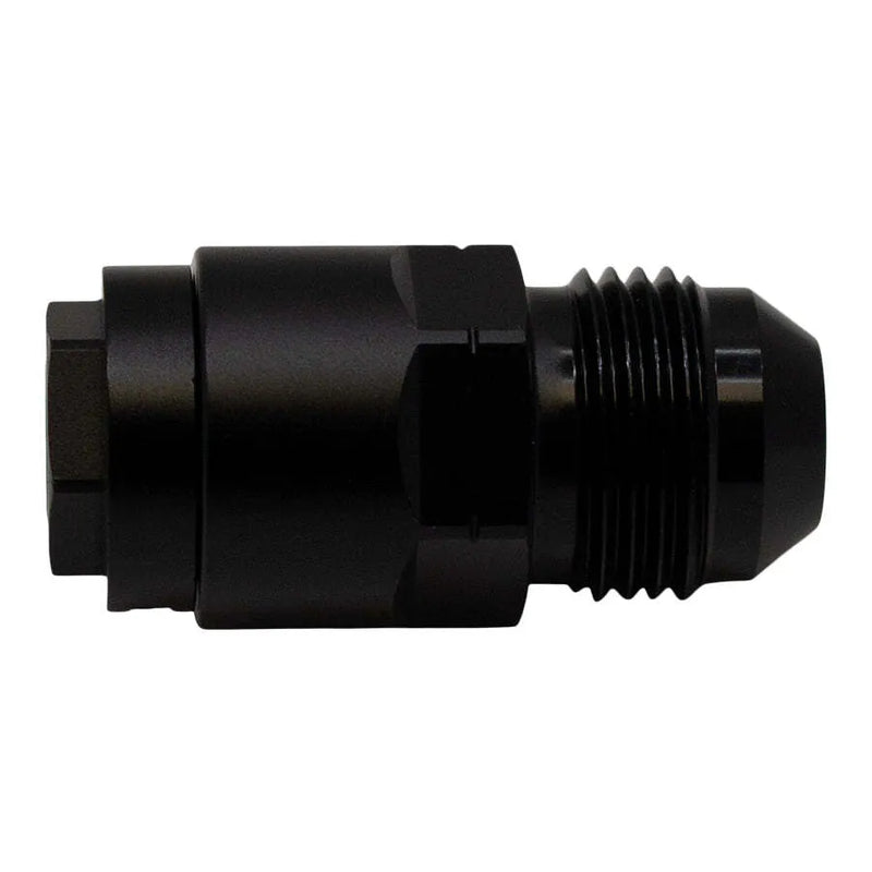 Deatschwerks 8AN to 5/16 EFI Quick Connect Adapter Anodized Matte Black