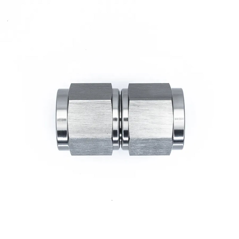 Deatschwerks Titanium Straight 10AN to 10AN Female Flare Swivel Coupler