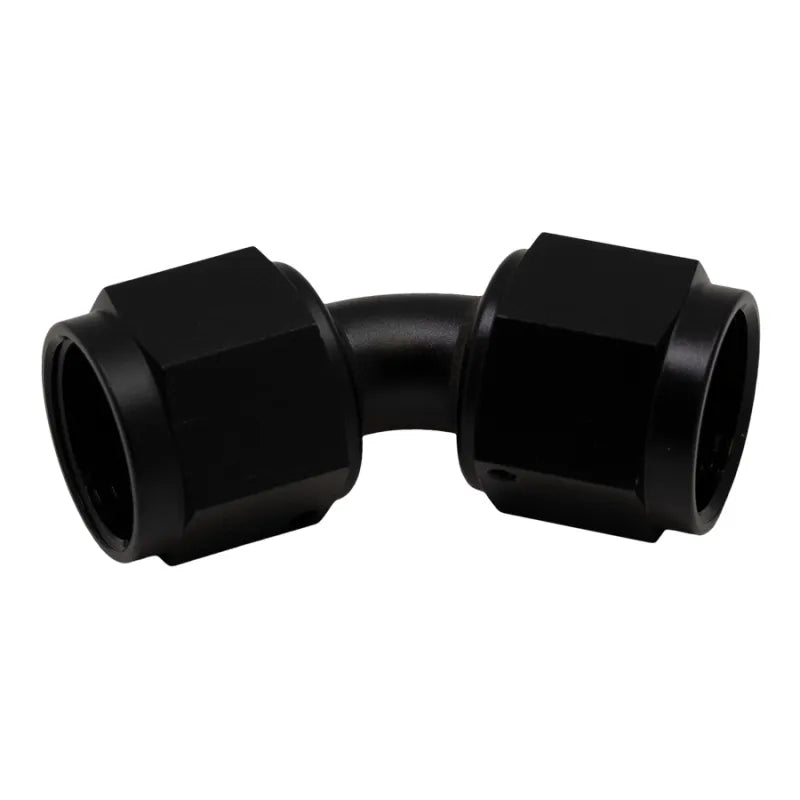 Deatschwerks 8AN 45-Degree to 8AN 45-Degree Coupler Anodized Matte Black