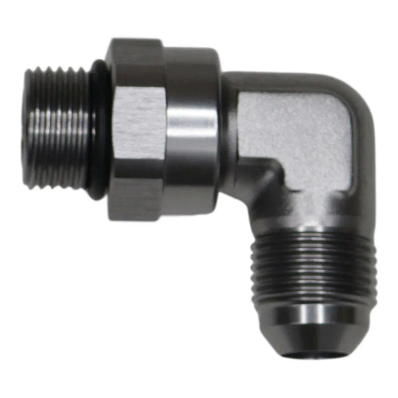 Deatschwerks 8AN to 8AN Flare 90-Degree Fitting Anodized DW Titanium