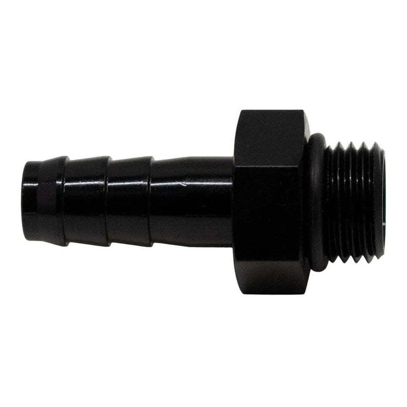 Deatschwerks 6AN to 3/8 Triple Barb Fitting Anodized Matte Black