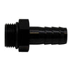 Deatschwerks 8AN to 1/2 Triple Barb Fitting Anodized Matte Black