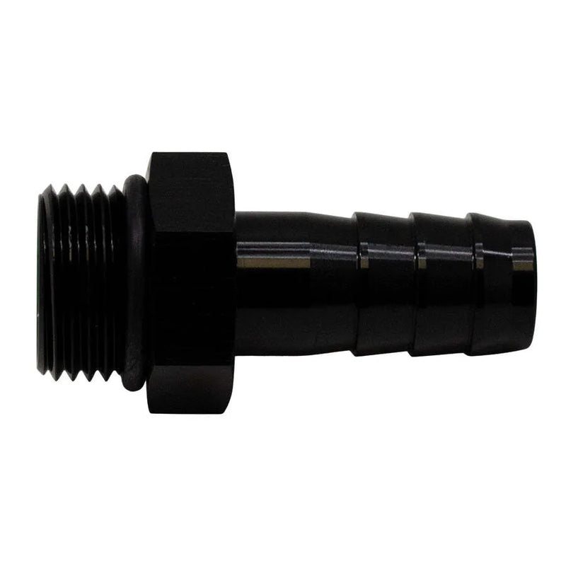 Deatschwerks 8AN to 1/2 Triple Barb Fitting Anodized Matte Black