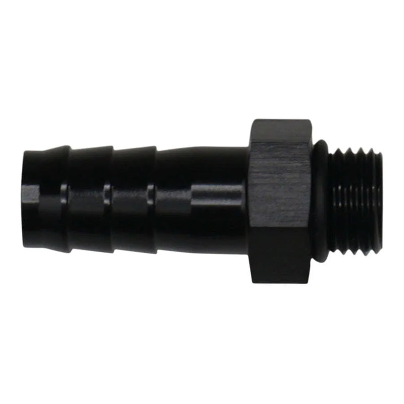 Deatschwerks 6AN to 1/2 Triple Barb Fitting Anodized Matte Black
