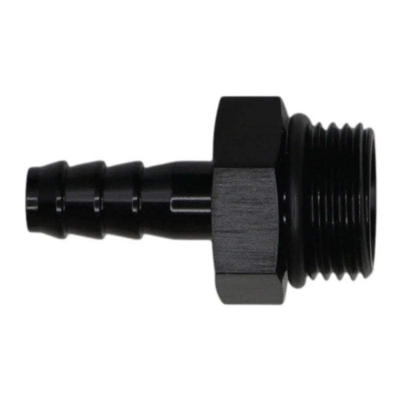 Deatschwerks 8AN to 5/16 Triple Barb Fitting Anodized Matte Black