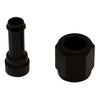 Deatschwerks 6AN to 5/16 Single Hose Barb Anodized Matte Black
