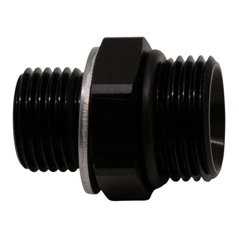 Deatschwerks 8AN to M16 X 1.5 Metric Adapter Anodized Matte Black