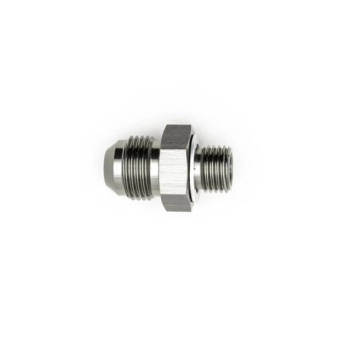 Deatschwerks 8AN Male Flare to M14 X 1.5 Male Metric Adapter w/Crush Washer