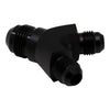 Deatschwerks 6AN to 6AN to 8AN Y Block Fitting Anodized Matte Black