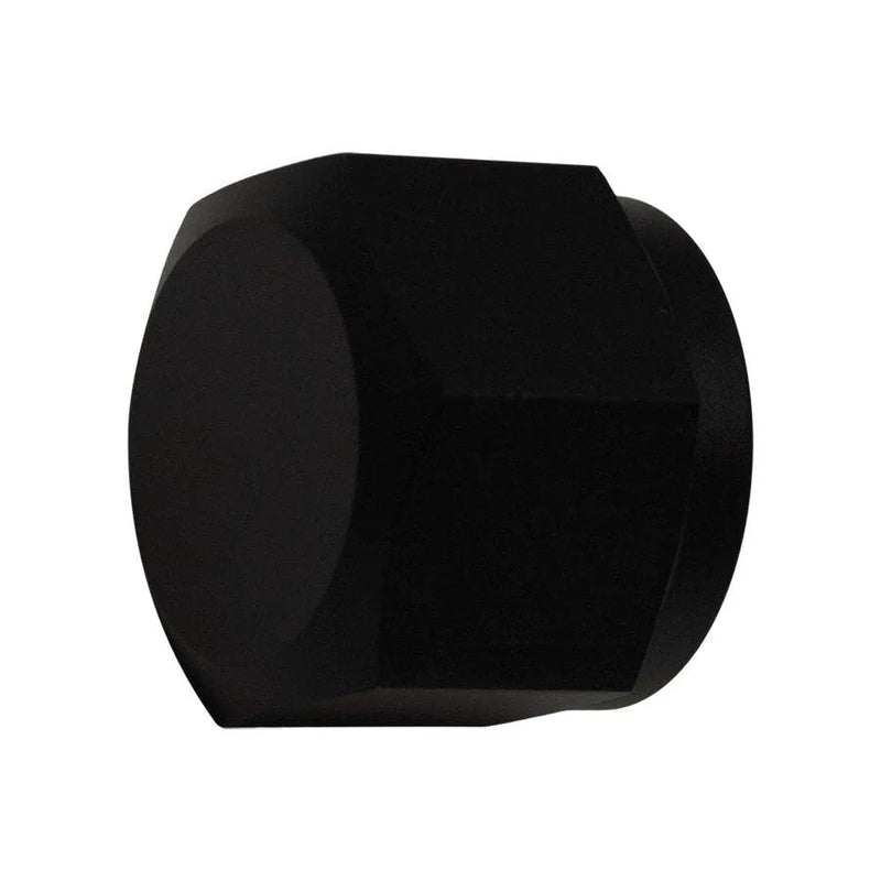 Deatschwerks 10AN Female Flare Cap Anodized Matte Black