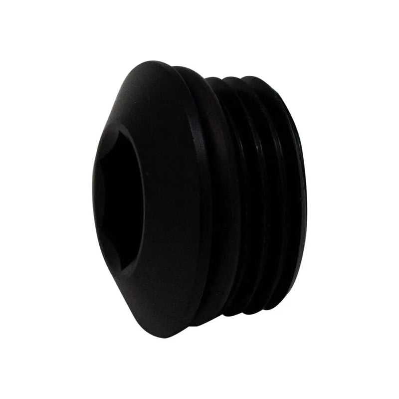 Deatschwerks 10AN ORB Male Plug Low Profile Internal Allen/Hex Anodized Matte Black
