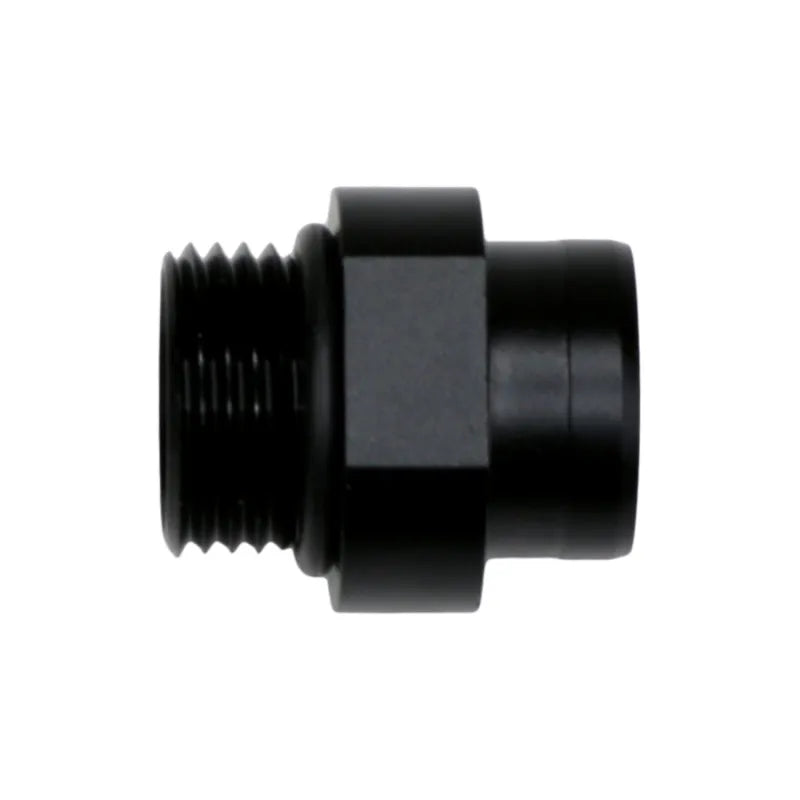Deatschwerks 8AN ORB to S387 Pre-Filter Sock Adapter Anodized Matte Black