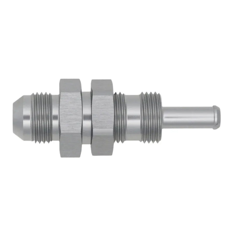 Deatschwerks 8AN Male Flare to Straight 5/16" Single Hose Barb Anodized