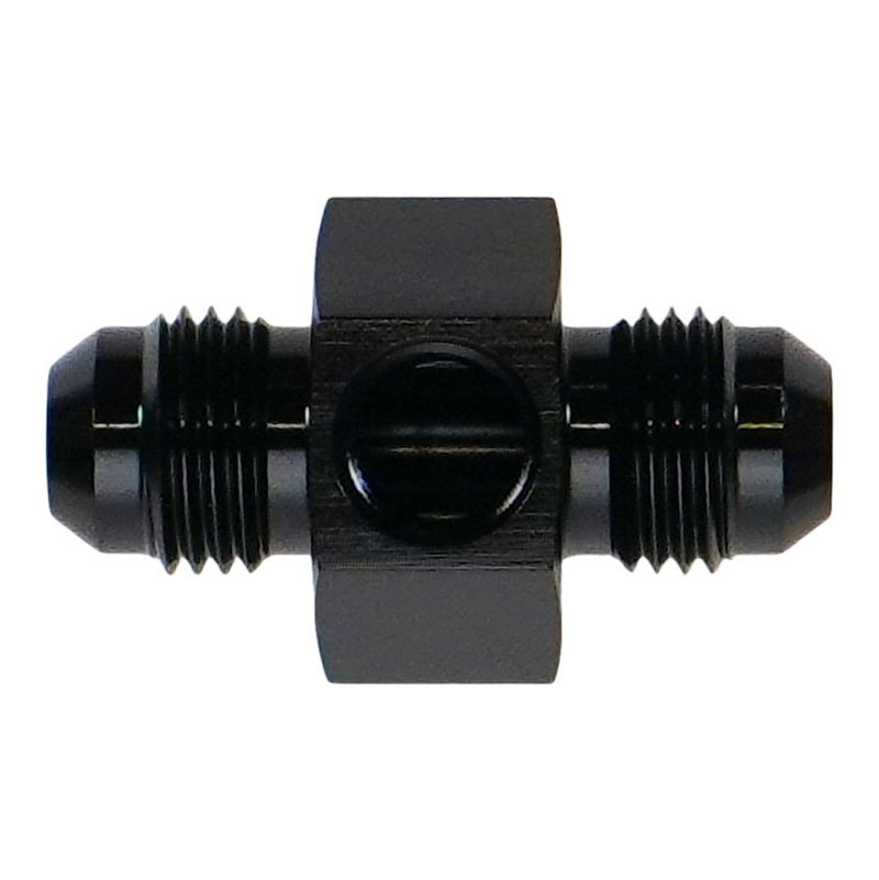 Deatschwerks 6AN Male Flare Gauge Adapter with 1/8" NPT Gauge Port