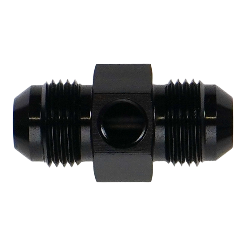 Deatschwerks 8AN Male Flare Gauge Adapter with 1/8" Gauge Port