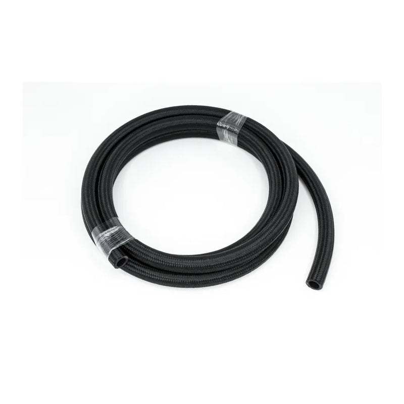 Deatschwerks 10AN Black Nylon Braided CPE Hose - 10 Feet