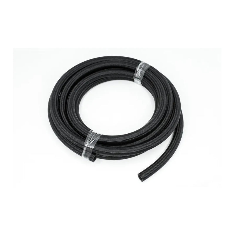 Deatschwerks 10AN Black Nylon Braided CPE Hose - 20 Feet