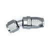 Deatschwerks Titanium 30 Deg 8AN Female Flare Swivel CPE Hose End