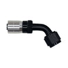 Deatschwerks 8AN Flare Swivel 60-Degree Hose Crimping Style End CPE Anodized Matte Black