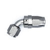 Deatschwerks Titanium 60 Deg 8AN Female Flare Swivel CPE Hose End