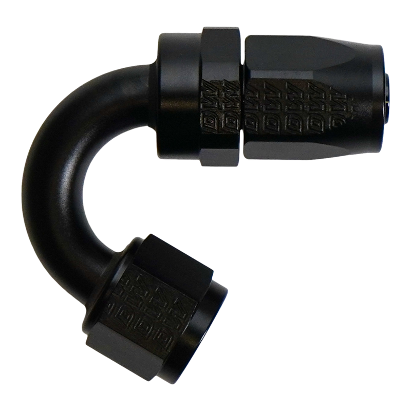 Deatschwerks 8 AN Female Flare Swivel 150-degree Hose End CPE