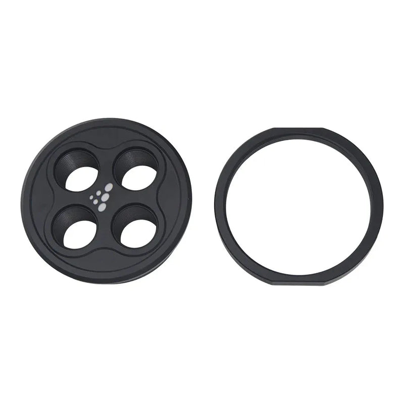 Deatschwerks Quad 10AN ORB Bulkhead Anodized Matte Black