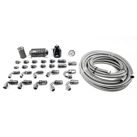Deatschwerks X2 Series -10AN CPE Plumbing Kit (Mustang 11-19) — fits Ford Mustang