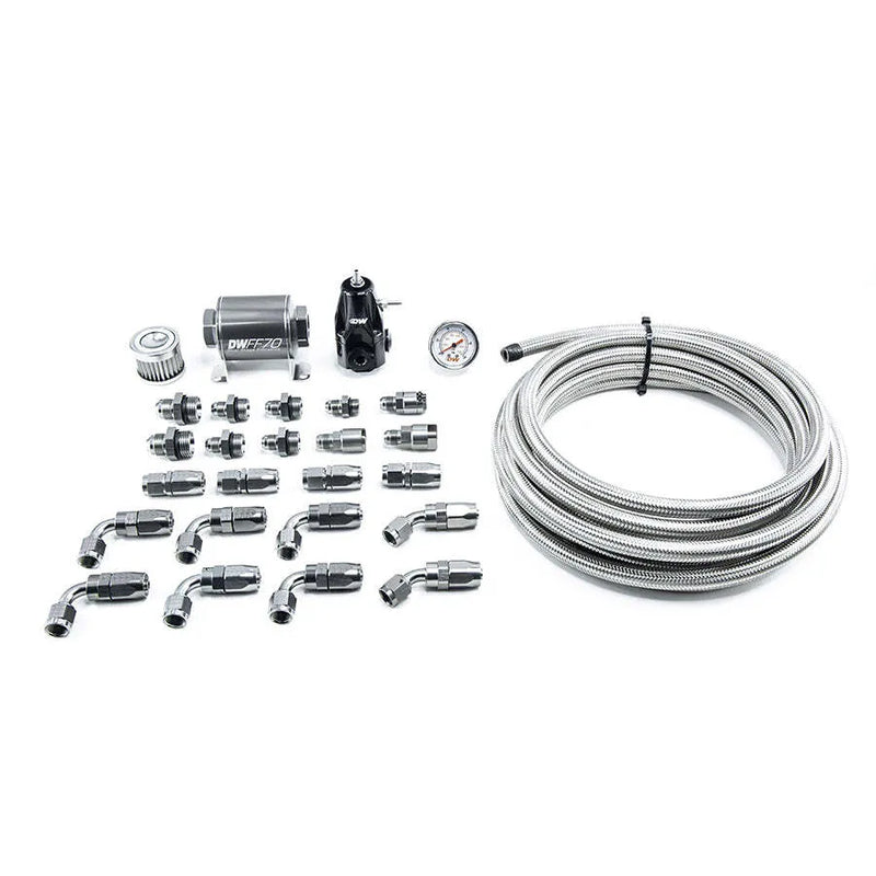 Deatschwerks DW400 Pump Module Return Plumbing Kit SS CPE (Civic 01-15) — fits Honda Civic