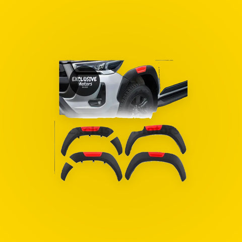 6" Fender Flares Wheel Arch Mudguards for Toyota Hilux (2015-2023)