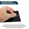 Black rectangular door pillar trim for toyota prius 2005-2009 with protective film on mirror surface