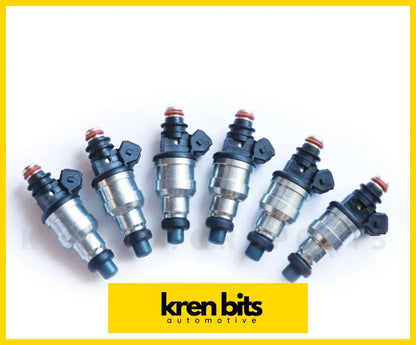 6 X 650Cc Fuel Injectors For Nissan Rb20 Rb24 Rb25 Rb26 Rb30