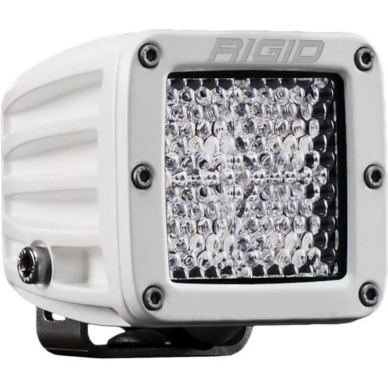 Rigid Industries D-Series Pro Hybrid Flood Diffused - Surface Mount- White - Single