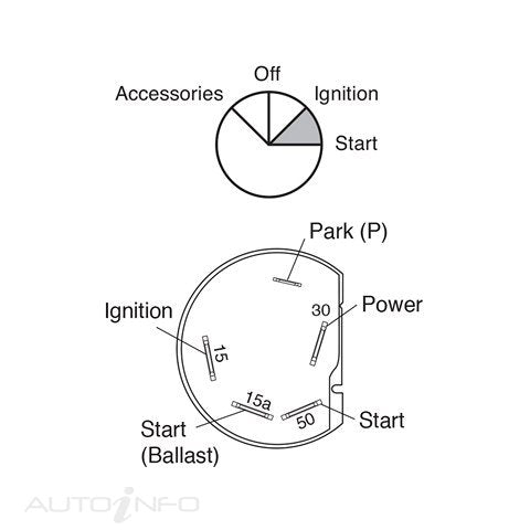 Narva Switch Ignition 4 Position - 64020