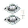 2x 12V LED Number Plate Lights Chrome (Pair) to suit Car — image 1