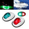 Red Green 8LED Navigation Lights (Pair) to suit Boat Pontoon — image 2
