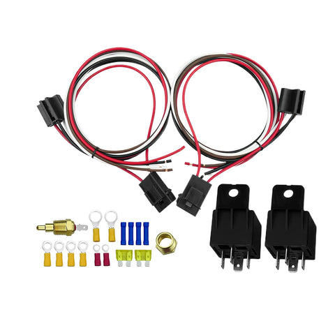 Dual Electric Fan Relay Sensor Kit to suit Universal Cars — image 2