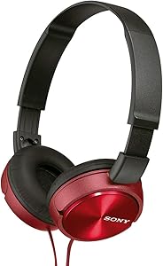 Sony Zx310 Smartphone Headphones Red MDRZX310APR