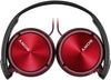 Sony Zx310 Smartphone Headphones Red MDRZX310APR