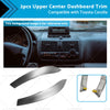2pcs Upper Center Dashboard Trim to suit Toyota Corolla 1.8L — image 2