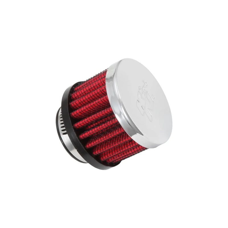 K&N Filters Rubber Base Crank Case Vent Filter - 1" ID x 2" OD x 1.25" H