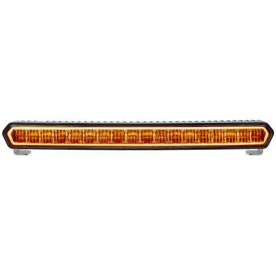 Rigid Industries SR-L Series 20In Off-Road LED Light Bar - Black W/ Amber Halo