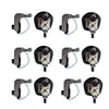 Chrome Power Operated Recessed Folding Whale Tail T-Lock Handle to suit Too — image 4