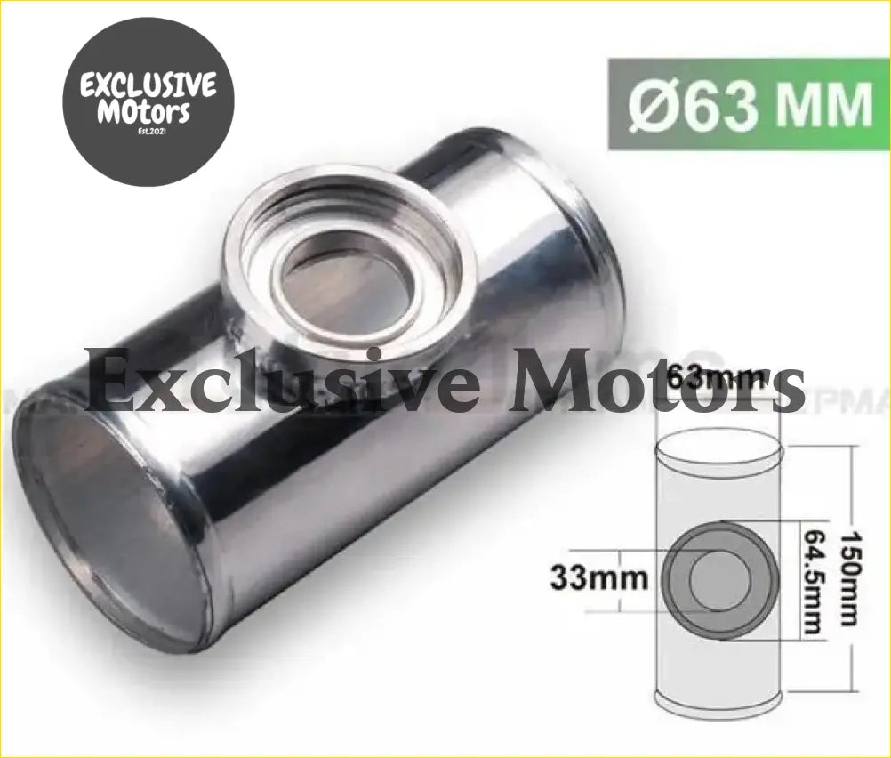 63MM 2.5’’ NEW SSQV / BLOW OFF VALVE / BOV TURBO T-PIPE/PIPING ADAPTOR - Turbo & Performance