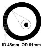 Permaseal Gasket Exhaust Flange Holden Various - JE375