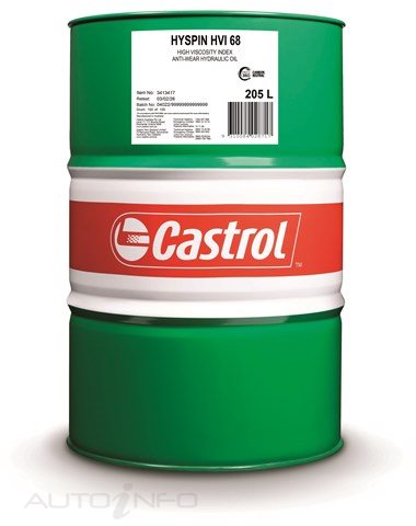 Castrol Hyspin Hvi 68 205L AZ - 3413417