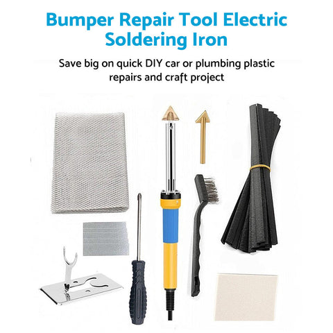 Plastic Welding Soldering Iron Kit (Pair) to suit Car Bumper Dashboard Repair — image 2
