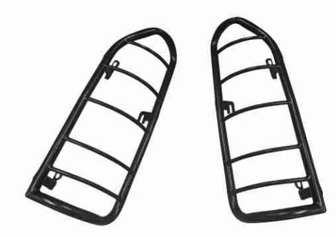 Black Taillight Covers/Surrounds for Toyota Hiace 2005-2018