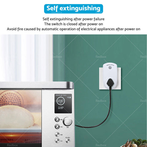 5 Packs Home Wireless Power Switch Mains Sockets & 2x Remote Controllers AU Plug — image 2
